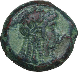 obverse: Egypt, Ptolemaic Kingdom.  Ptolemy VI Philometor (180-145 BC).. AE 29 mm, Alexandria mint, 163-145 BC