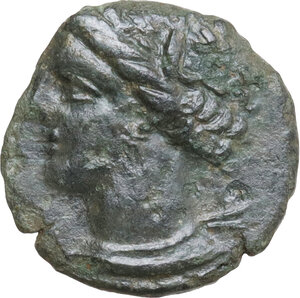 obverse: Zeugitania, Carthage. AE 16 mm, c. 400-350 BC