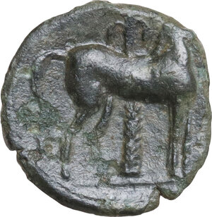 reverse: Zeugitania, Carthage. AE 16 mm, c. 400-350 BC