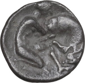 reverse: Southern Apulia, Tarentum. AR Diobol, 325-280 BC