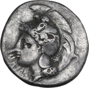 obverse: Northern Lucania, Velia. AR Fourreé Stater, 334-340 BC