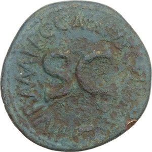 reverse: Augustus (27 BC - 14 AD).. AE Sestertius, Rome mint, 16 BC