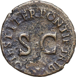 reverse: Drusus, son of Tiberius (died 23 AD).. AE As, Rome mint, 22-23