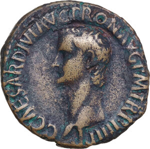 obverse: Gaius (Caligula) (37-41).. AE As, Rome mint, 40-41