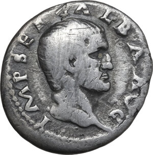 obverse: Galba (68-69).. AR Denarius, Rome mint, 68-69