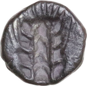 reverse: Southern Lucania, Metapontum. AR Obol, c. 540-510 BC
