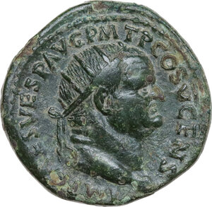 obverse: Vespasian (69-79).. AE Dupondius, Rome mint, 74 AD