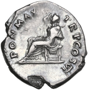 reverse: Vespasian (69-79).. AR Denarius, 75 AD