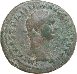 obverse: Domitian (81-96).. AE Dupondius, Rome mint