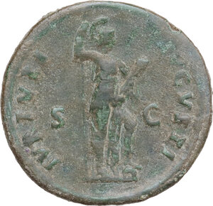 reverse: Domitian (81-96).. AE Dupondius, Rome mint