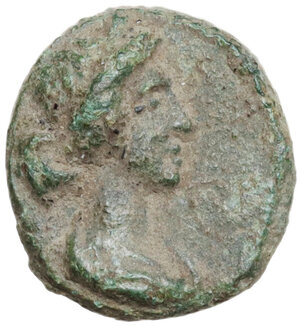 obverse: Anonymous Quadrantes. Period of Domitian to Antoninus Pius. . AE Quadrans, AD 117-161. Group VII