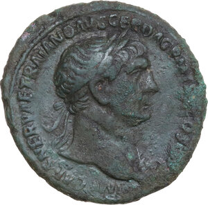obverse: Trajan (98-117).. AE As, Rome mint, 103-111 AD