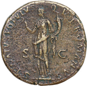 reverse: Trajan (98-117).. AE Sestertius, 114-117 AD