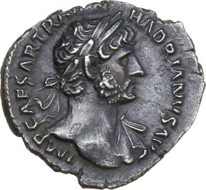 obverse: Hadrian (117-138).. AR Denarius, Rome mint, 119-120