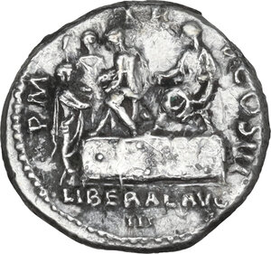 reverse: Hadrian (117-138).. AR Denarius, Rome mint, 120-121