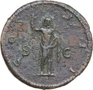 reverse: Hadrian (117-138).. AE As, 125-128 AD