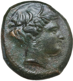 obverse: Southern Lucania, Metapontum. AE Obol, 400-340 BC