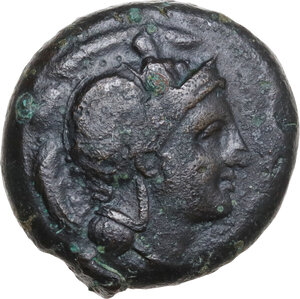 obverse: Southern Lucania, Thurium. AE Diobol, c. 325-300 BC