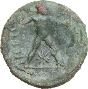 reverse: Bruttium, Brettii. AE Half-Unit. Fourth Coinage, c. 214-211 BC