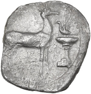 obverse: Bruttium, Kaulonia. AR Stater, 425-420 BC