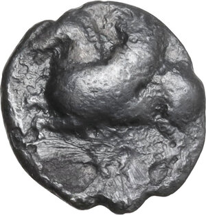 obverse: Bruttium, Kroton. AR Triobol, 525-425 BC