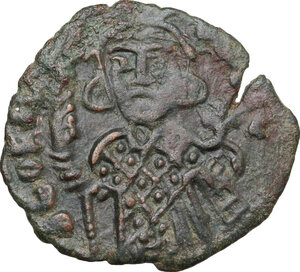 obverse: Theophilus (829-842).. AE Follis, Constantinople mint, 931-944 AD