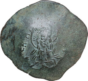 obverse: Theodore II, Ducas-Lascaris (1254-1258).. BI Trachy, Empire of Nicaea, Magnesia mint
