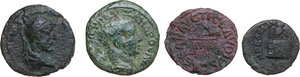 obverse: The Roman Empire.. Lot of four (4) unclassified AE denominations, including Claudius and Nero