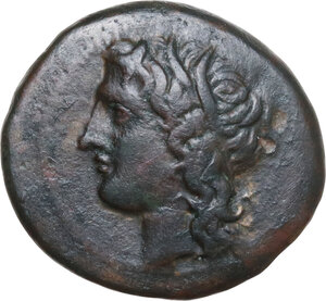 obverse: Akragas.  Phintias (Tyrant, 287-279 BC).. AE 22 mm. c. 282-279 BC