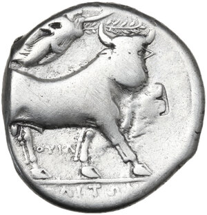 reverse: Central and Southern Campania, Neapolis. AR Didrachm, c. 300 BC. Magistrate Ouillios