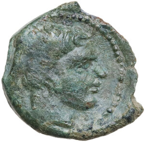 reverse: Gela. AE Tetras, c. 420-405 BC
