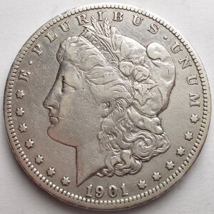 obverse: USA ONE 1 DOLLAR 1901 O, SILBER 