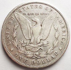 reverse: USA ONE 1 DOLLAR 1901 O, SILBER 