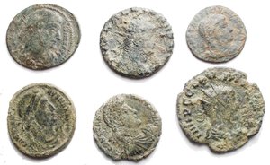 obverse: Impero Romano lotto di 6 bronzetti
