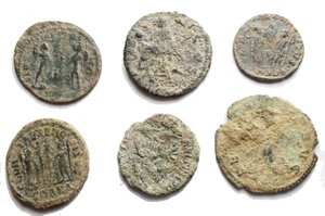 reverse: Impero Romano lotto di 6 bronzetti