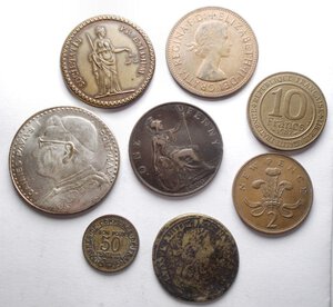 obverse: Area Europea. Monete e Medaglie. Insieme di 8 pezzi