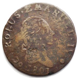 obverse: SAVOIA - Carlo Emanuele IV (1796-1800) - 7,6 soldi 1801 (MI g. 4,34) Falso d epoca (?)