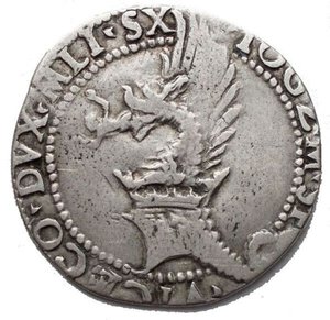 reverse: Zecche Italiane. Milano. Gian Galeazzo Maria e Ludovico Maria Sforza (1480-1494). Grosso da 5 soldi. g 2,38. Crippa 5. R. AG.