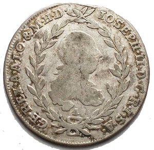 obverse: Joseph II 20 Kreuzer 1778