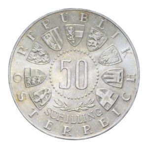 reverse: AUSTRIA 50 SCHILLING 1964 AG. 20,07 GR. FDC (SEGNETTI)