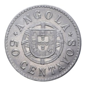 reverse: ANGOLA 50 CENTAVOS 1922 NI. 10,5 GR. qFDC