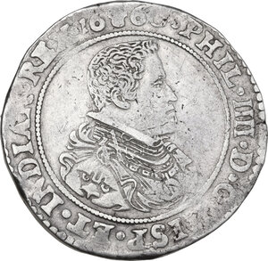 obverse: Spanish Netherlands, Brabant.  Philip IV (1621-1665). Ducaton 1660