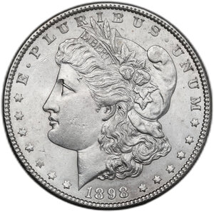 obverse: USA. AR Morgan Dollar, 1898