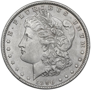 obverse: USA. AR Morgan Dollar, 1896