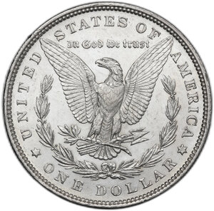 reverse: USA. AR Morgan Dollar, 1879