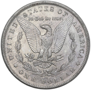 reverse: USA. AR Morgan Dollar, 1884 O, New Orleans mint