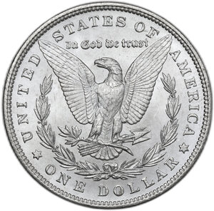 reverse: USA. AR Morgan Dollar, 1885