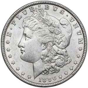 obverse: USA. AR Morgan Dollar, 1886