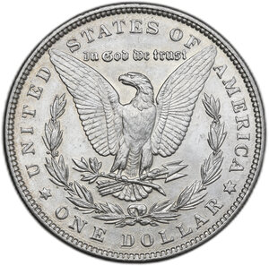 reverse: USA. AR Morgan Dollar, 1886