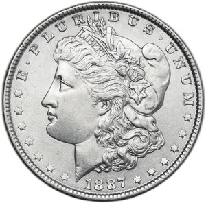 obverse: USA. AR Morgan Dollar, 1887